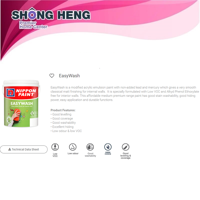 Nippon EasyWash White 15L