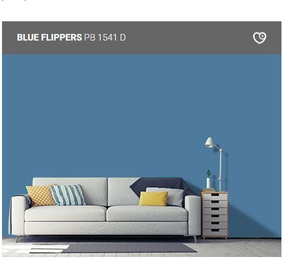 Nippon Paint Odourless Aircare BLUE FLIPPERSPB 1541 D 1L