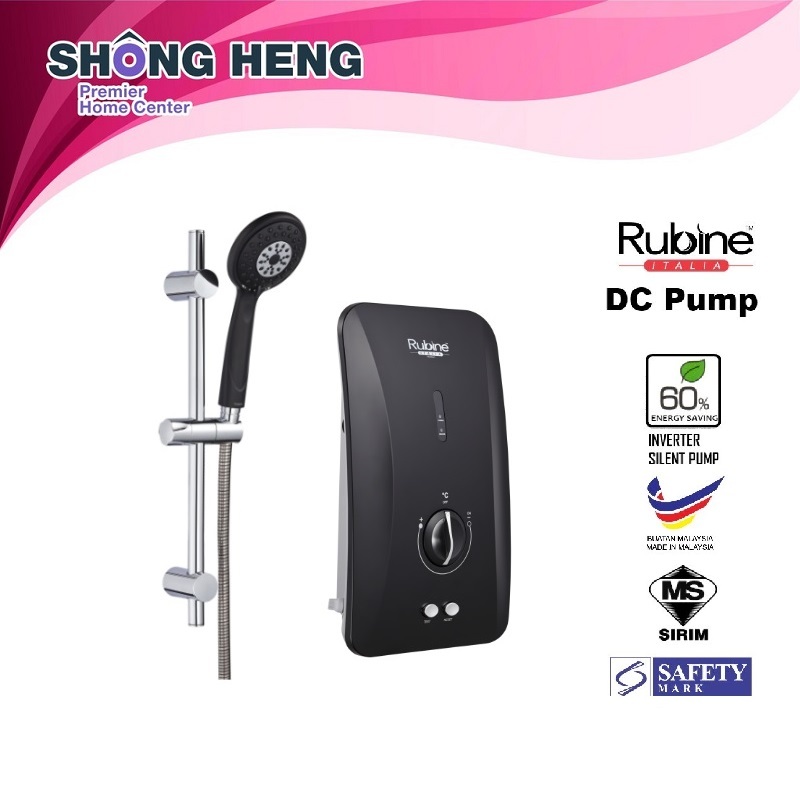 Rubine RWH-FS391D-BCB Flusso Water Heater with Pump (DC Inverter Pump)