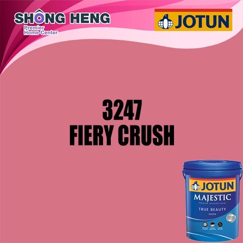 Jotun Interior Paint Majestic True Beauty Sheen 1L 3247 FIERY CRUSH