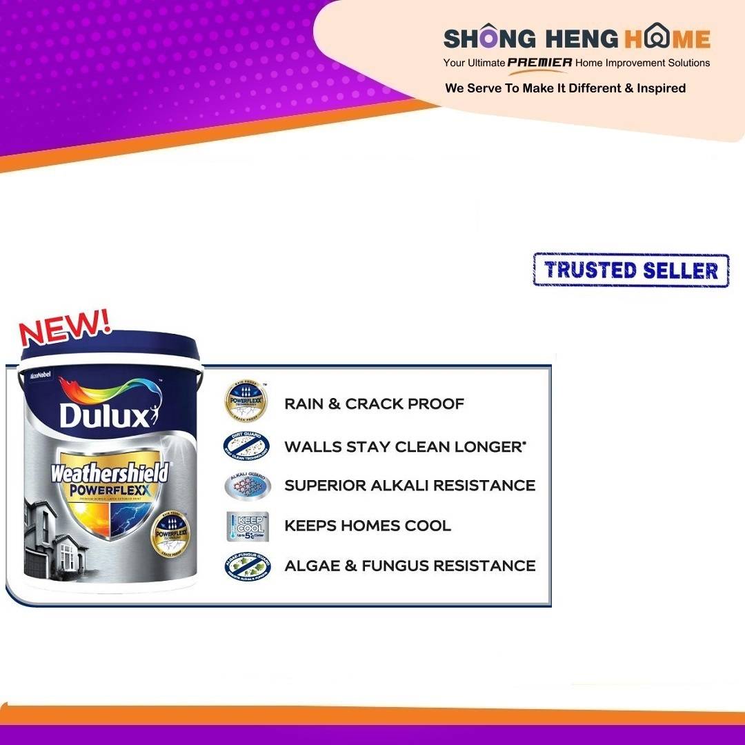 Dulux Weathershield Powerflexx 5L [Exterior] PM COLOR CODE