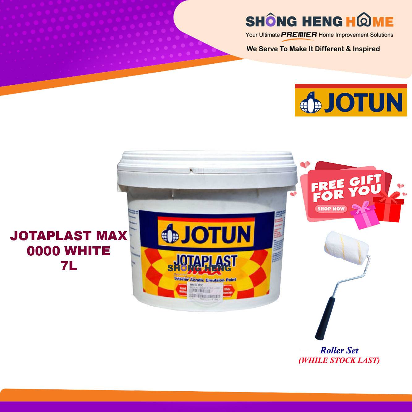 Jotun Paint Jotaplast Max 0000 (White) 7L