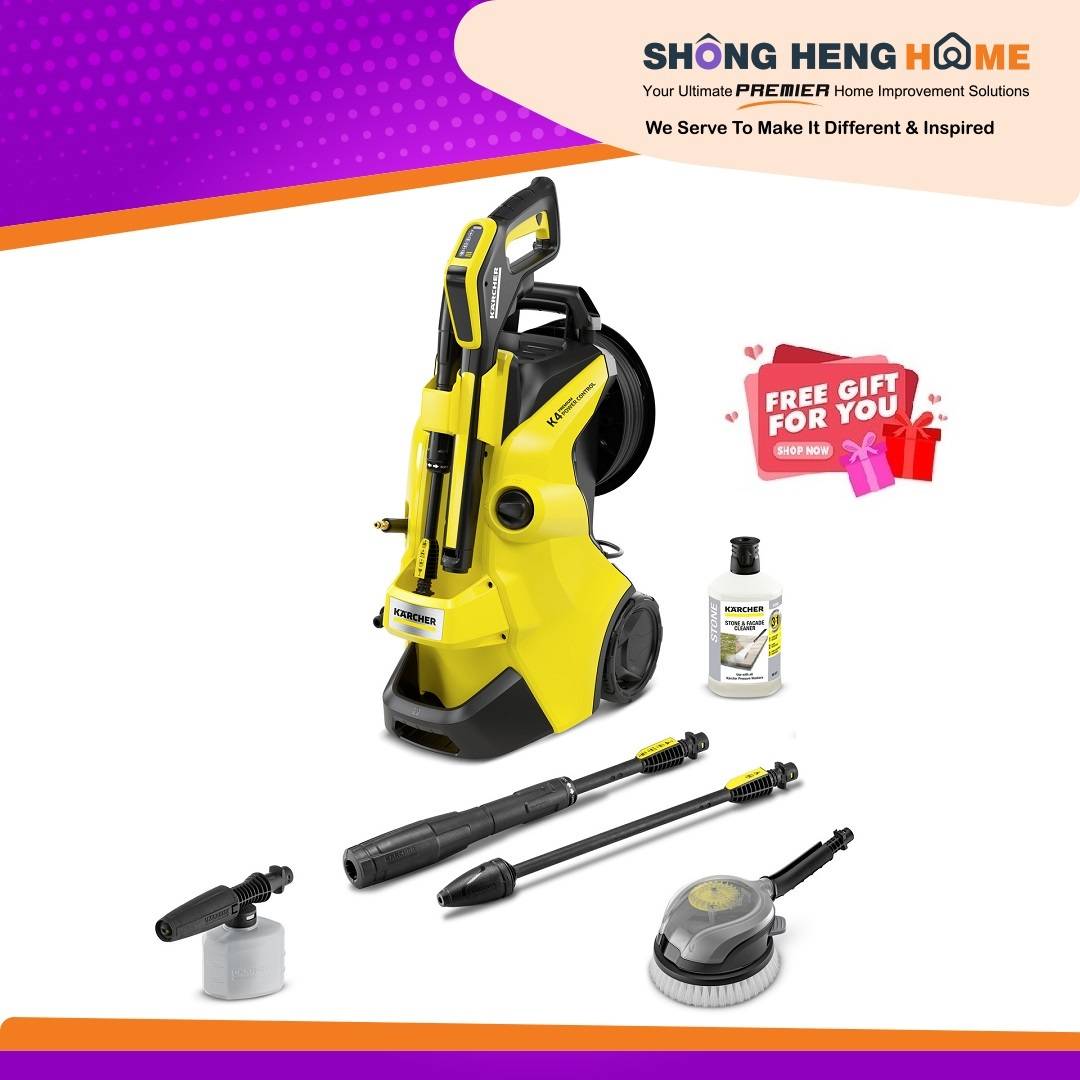 KARCHER PRESSURE WASHER K4 PREMIUM POWER CONTROL + FOC UNIVERSAL CLEANER