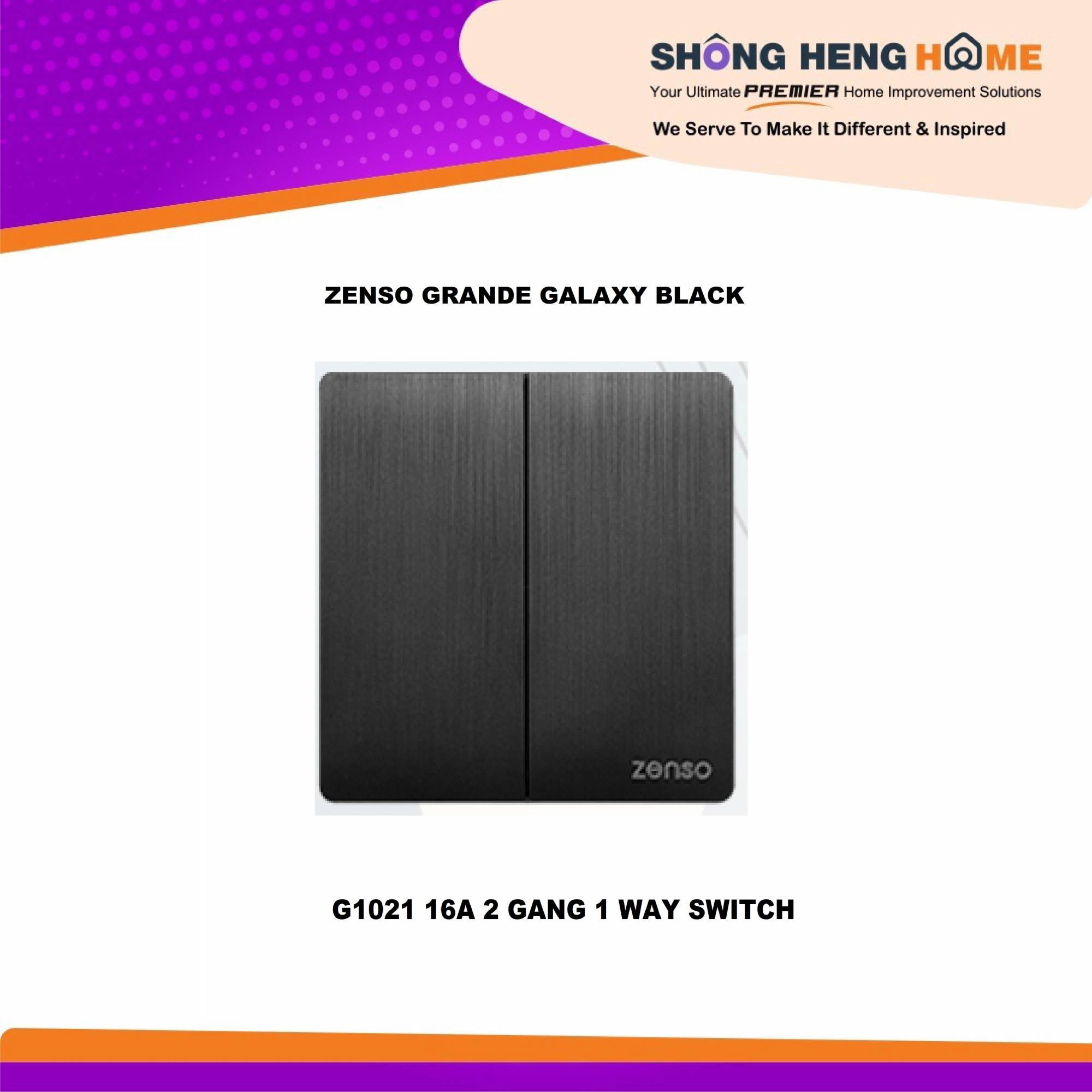 SIRIM] [[READY STOCK]] ZENSO Grande Galaxy Black Switch Switches