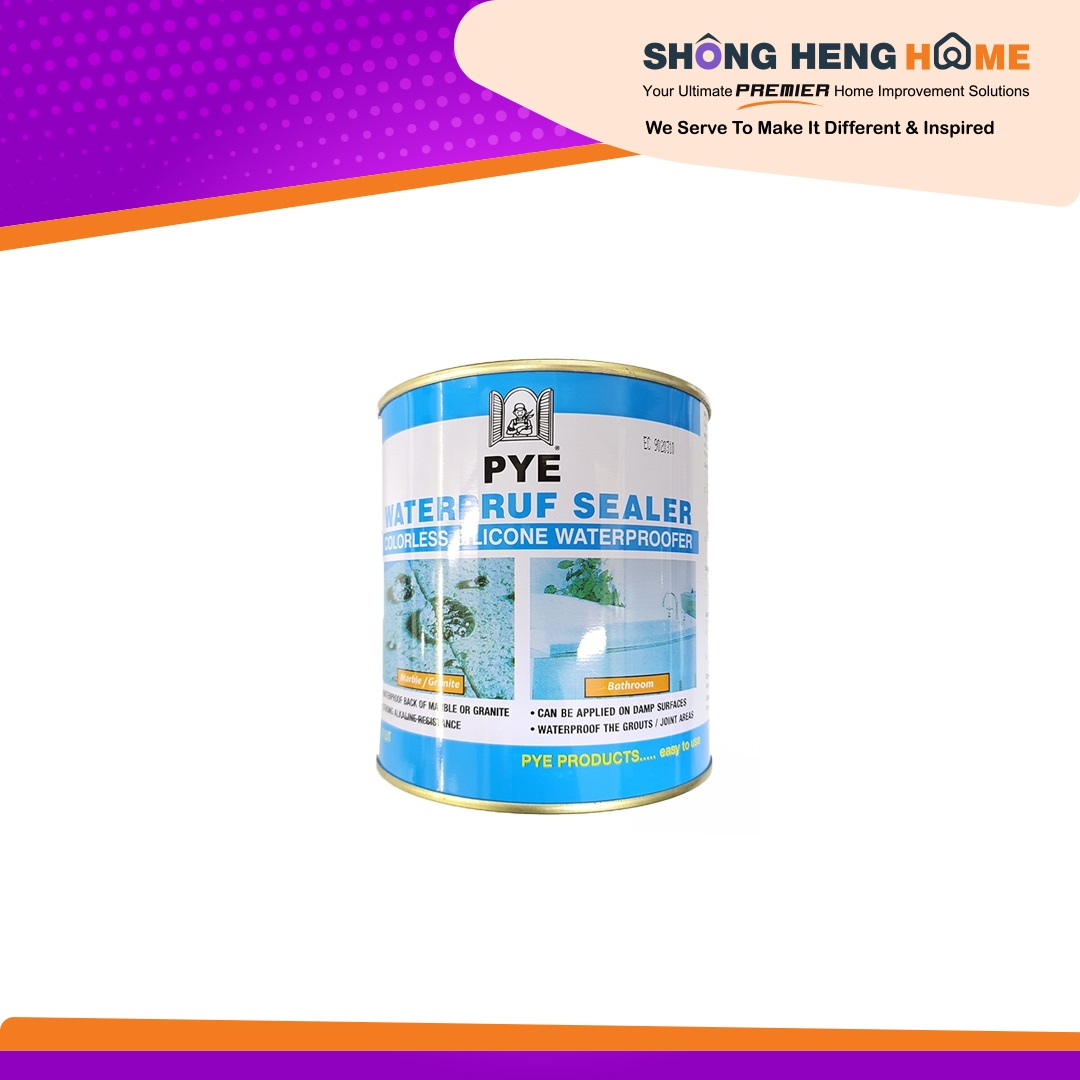 PYE Waterpruf Sealer BATHROOM WATERPROOF SEALER COLOURLESS ANTI LEAK 1L/5L